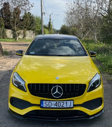 Mercedes-Benz Klasa A cena 85000 przebieg: 88100, rok produkcji 2017 z Zagórz małe 191